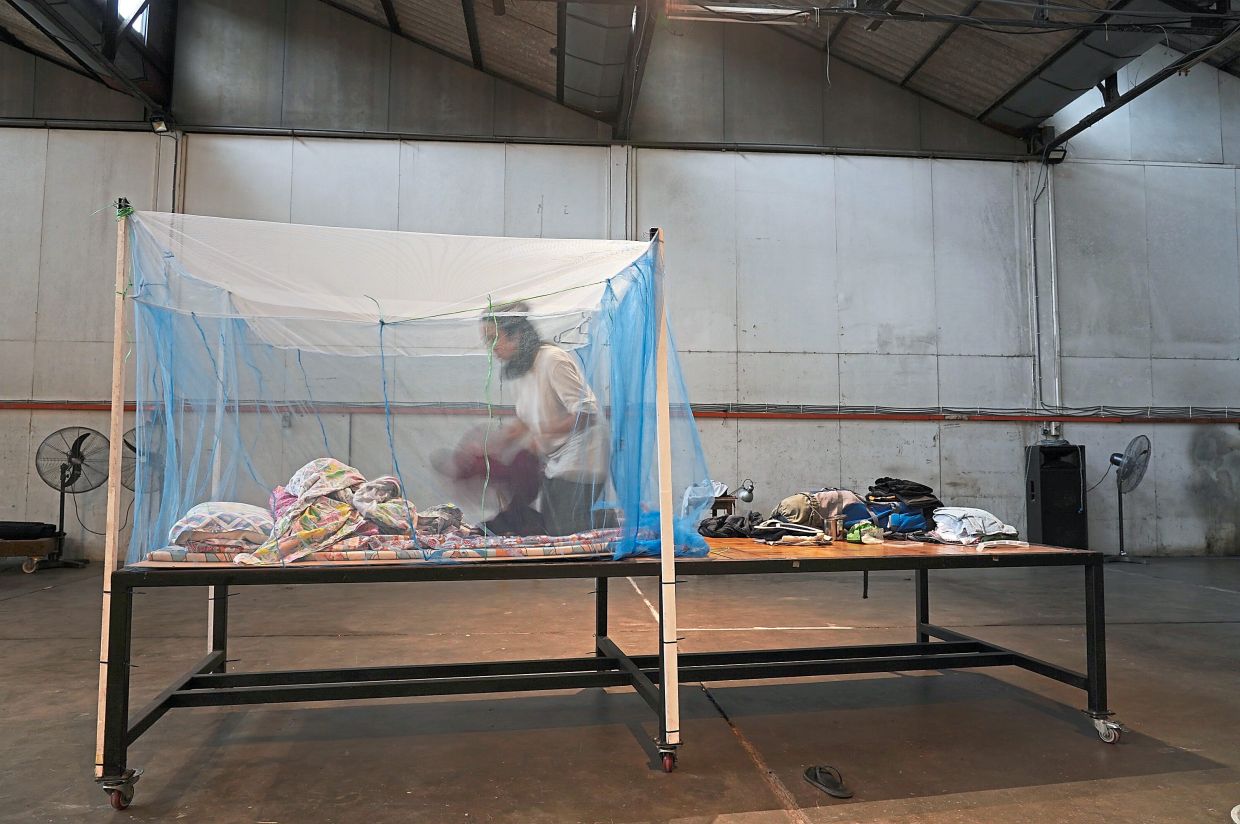Malaysian artist spends 3 months living alone, making art in empty KL warehouse