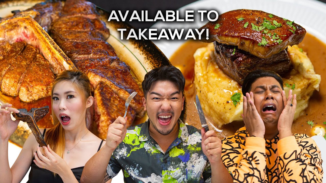 Food King Singapore: Steak That Made Us CRY!