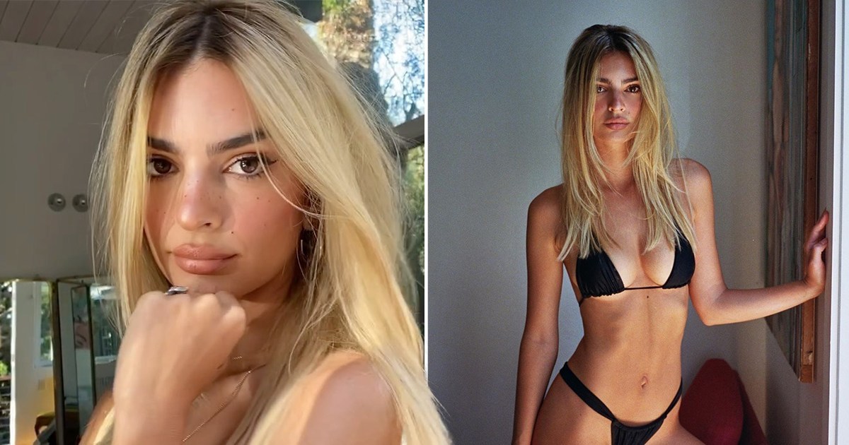 Emily Ratajkowski shows off bold new look as she debuts stunning blonde hair makeover
