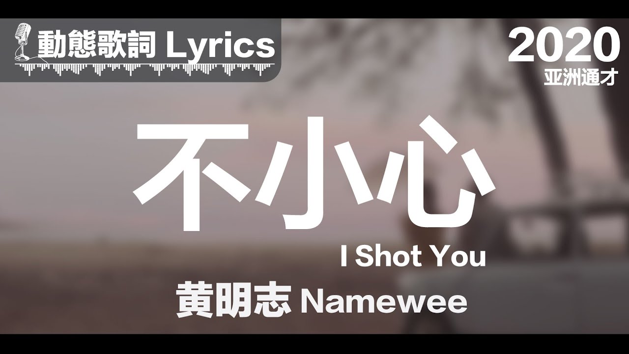 黄明志 Namewee *动态歌词 Lyrics*【不小心 I Shot You】@亚洲通才 Asian Polymath 2020