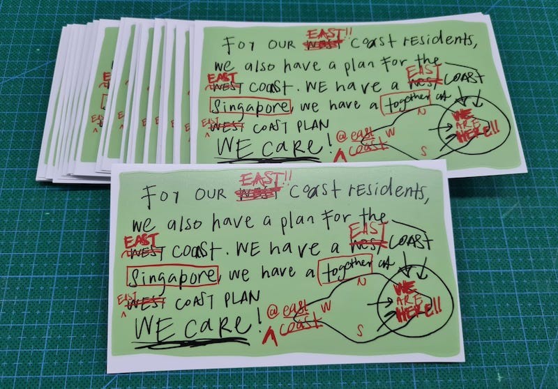 East Coast plan meme gets turned into $2 stickers for donation drive, raises $1,000 for charity