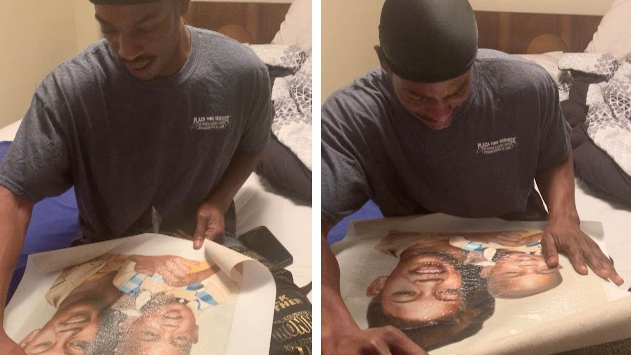 Man Gets Portrait Of Him And His Late Mother