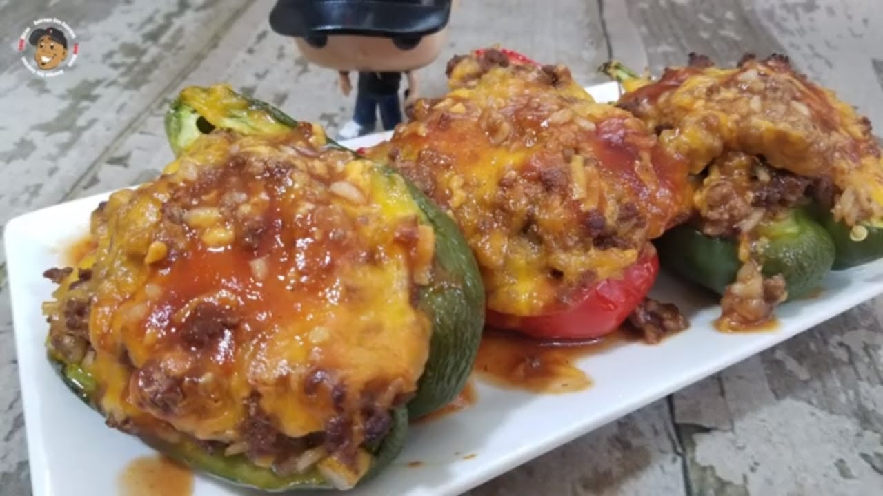 BBQ Beef Stuffed Peppers Recipe, how to cook a great dinner