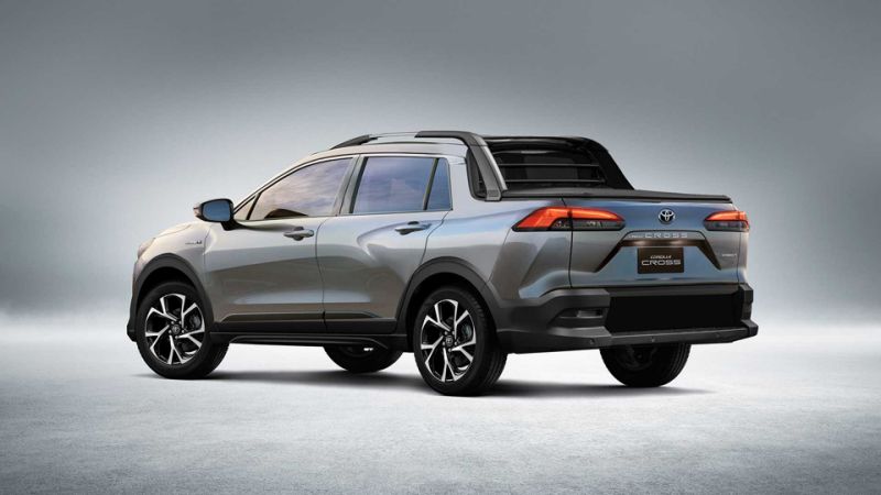Toyota Corolla Cross SUV already rendered as a soft-roading pickup