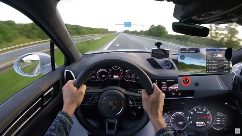 962 bhp porsche cayenne turbo hits 207 mph on the autobahn nestia news nestia