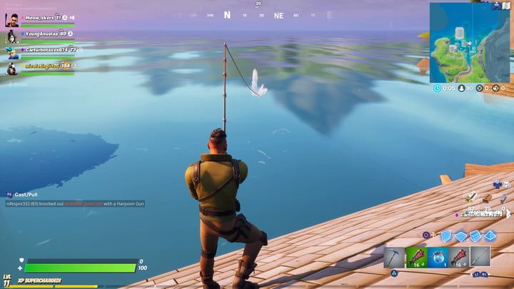 Fortnite season 3 week 5 challenges: How to catch fish at Craggy Cliffs