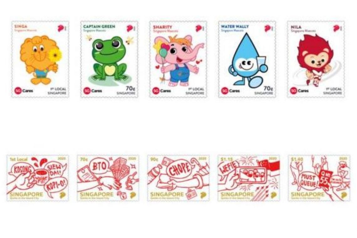 SingPost to launch 2 Singapore-themed stamp sets on local mascots and traits