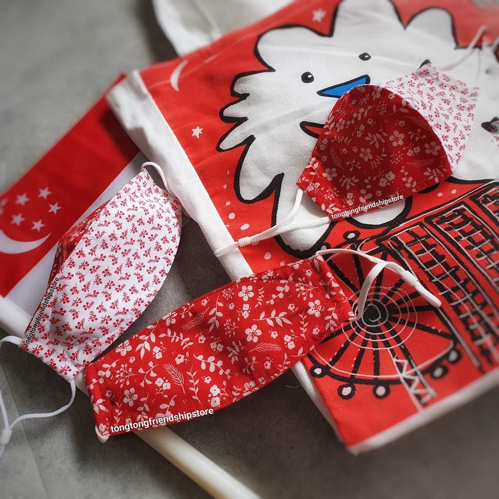 Get these face masks to show off your Singapore pride this National Day