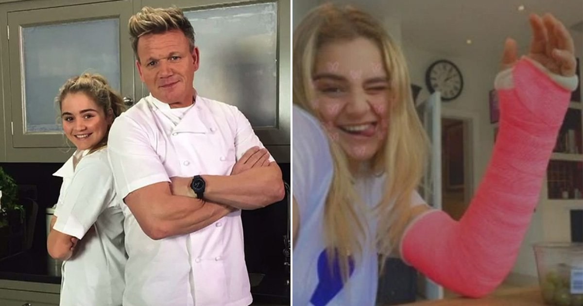 Gordon Ramsay’s daughter Tilly ‘ruled out of Strictly Come Dancing after breaking arm’