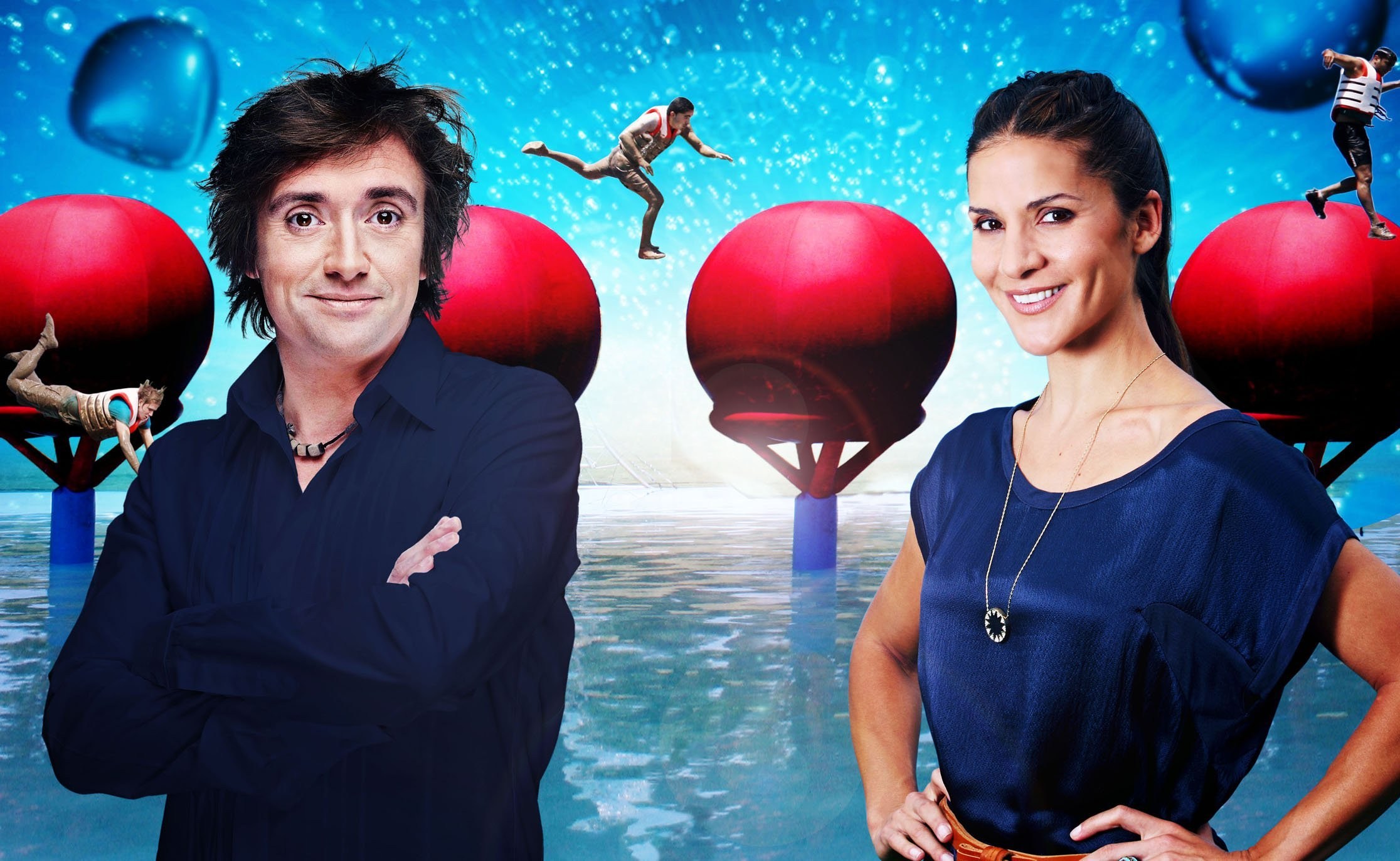 Total Wipeout returns to BBC1 but viewers miss original presenters Richard Hammond and Amanda Byram