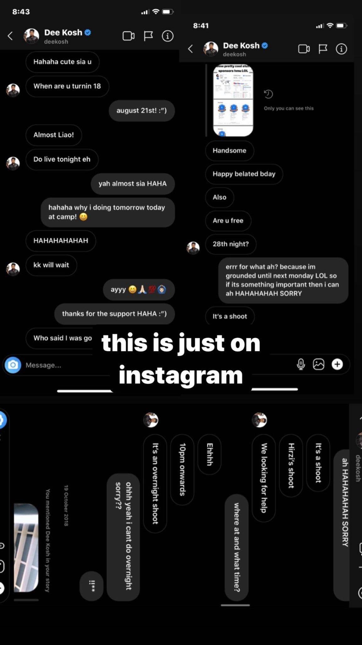 Youtuber dee kosh accused of sexual harassment