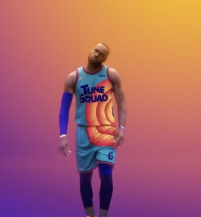 LeBron James reveals new Tune Squad uniform for Space Jam sequel