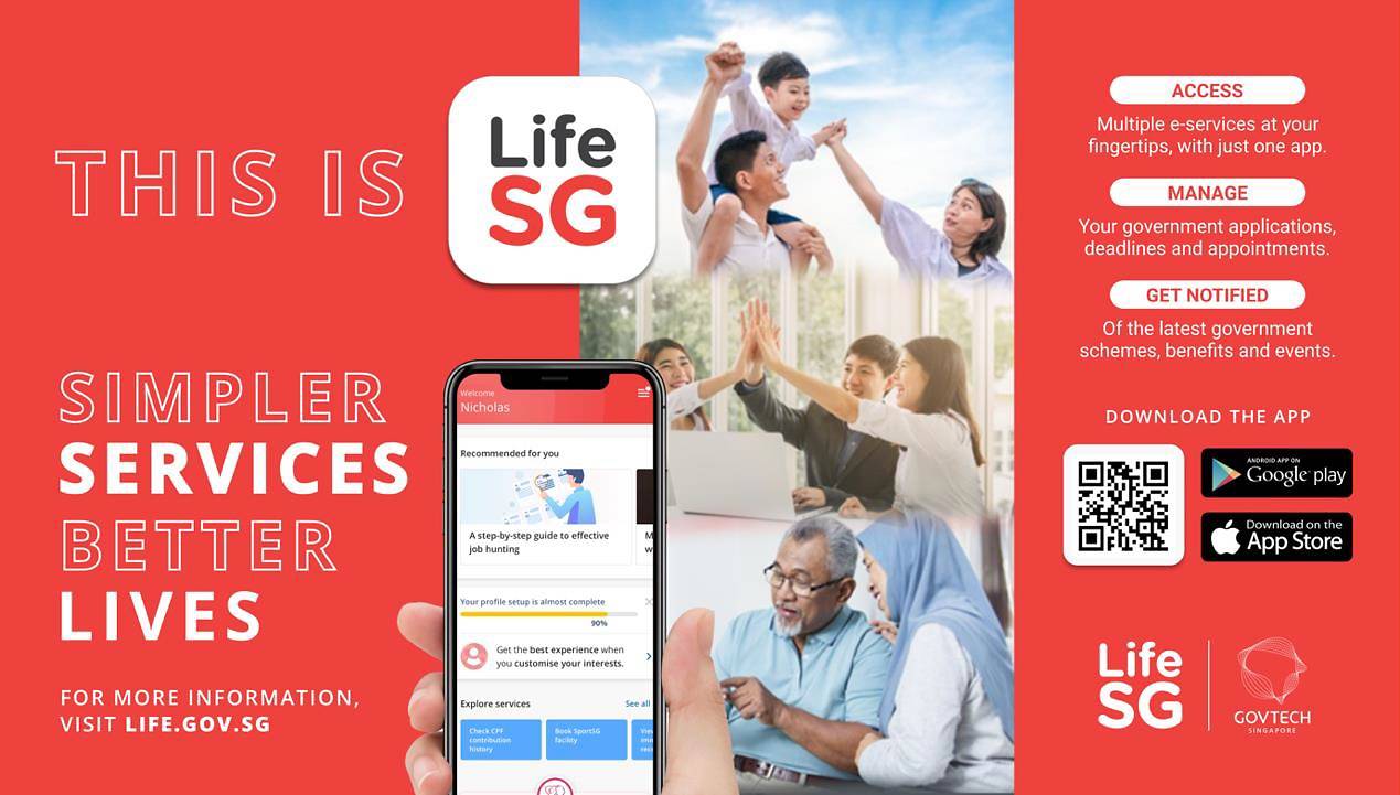 Moments of Life app rebranded as LifeSG, providing ‘one-stop, personalised access’ to more than 40 services