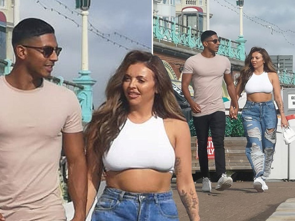 Jesy Nelson goes public with new man Sean Sagar on cute seaside date in Brighton