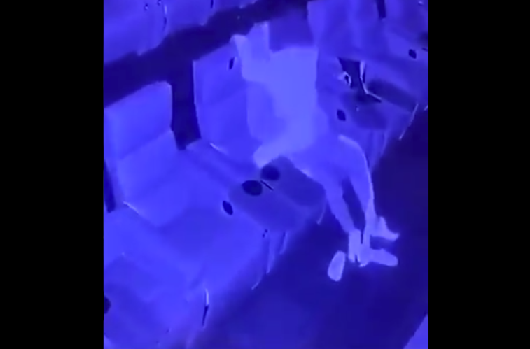 Night Vision Cameras Capture Couple Having Sex in Front Row of Movie Theater, Video Goes Viral