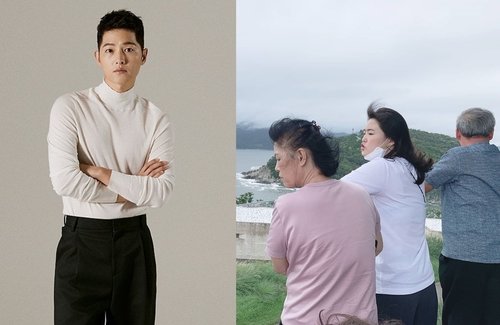 Song Joong Ki Takes Family Vacation