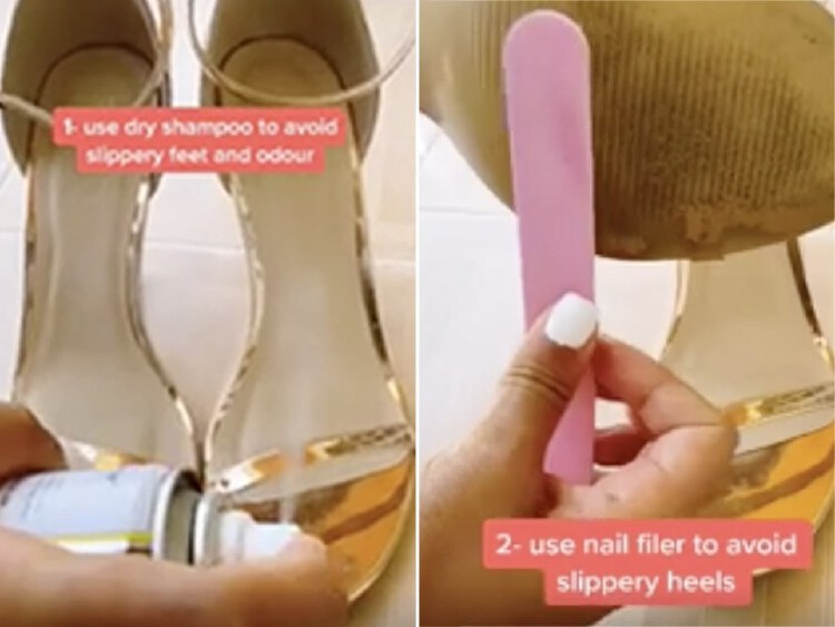 Fashion influencer shares super easy hacks to avoid slippery soles and