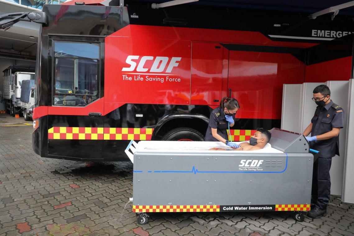 SCDF rolls out vehicle that taps technology to manage heat injuries in first responders