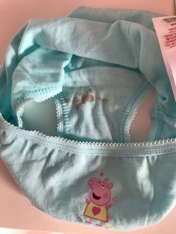 Mum 'finds blood' in new Peppa Pig knickers she bought from Tesco for daughter, 2