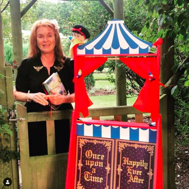 Sarah Ferguson reveals just how big her garden at Royal Lodge is – take a look inside