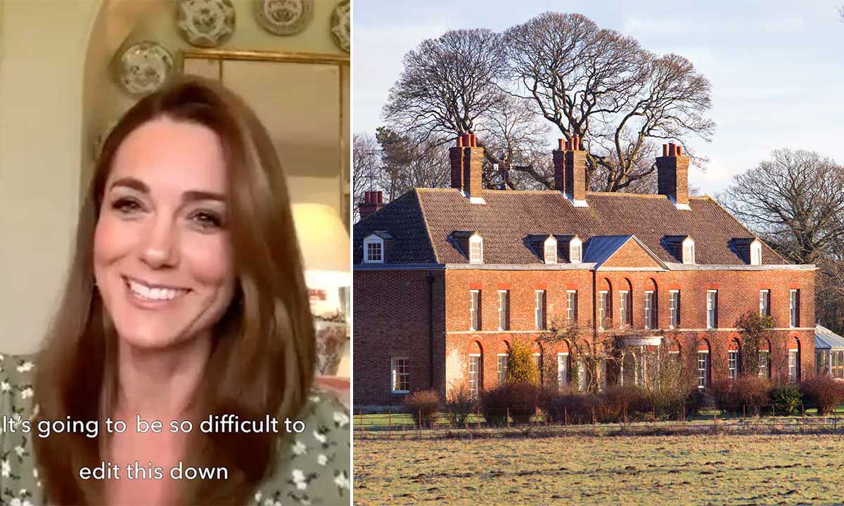 Kate Middleton films inside never-before-seen room at private home with Prince William