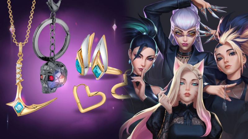 Riot is releasing a KDA-inspired jewelry collection