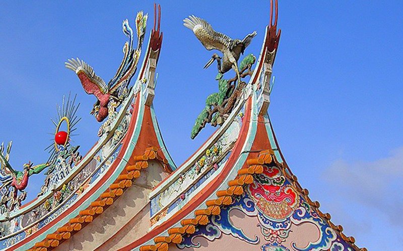 The ornate dragon temples of Kajang