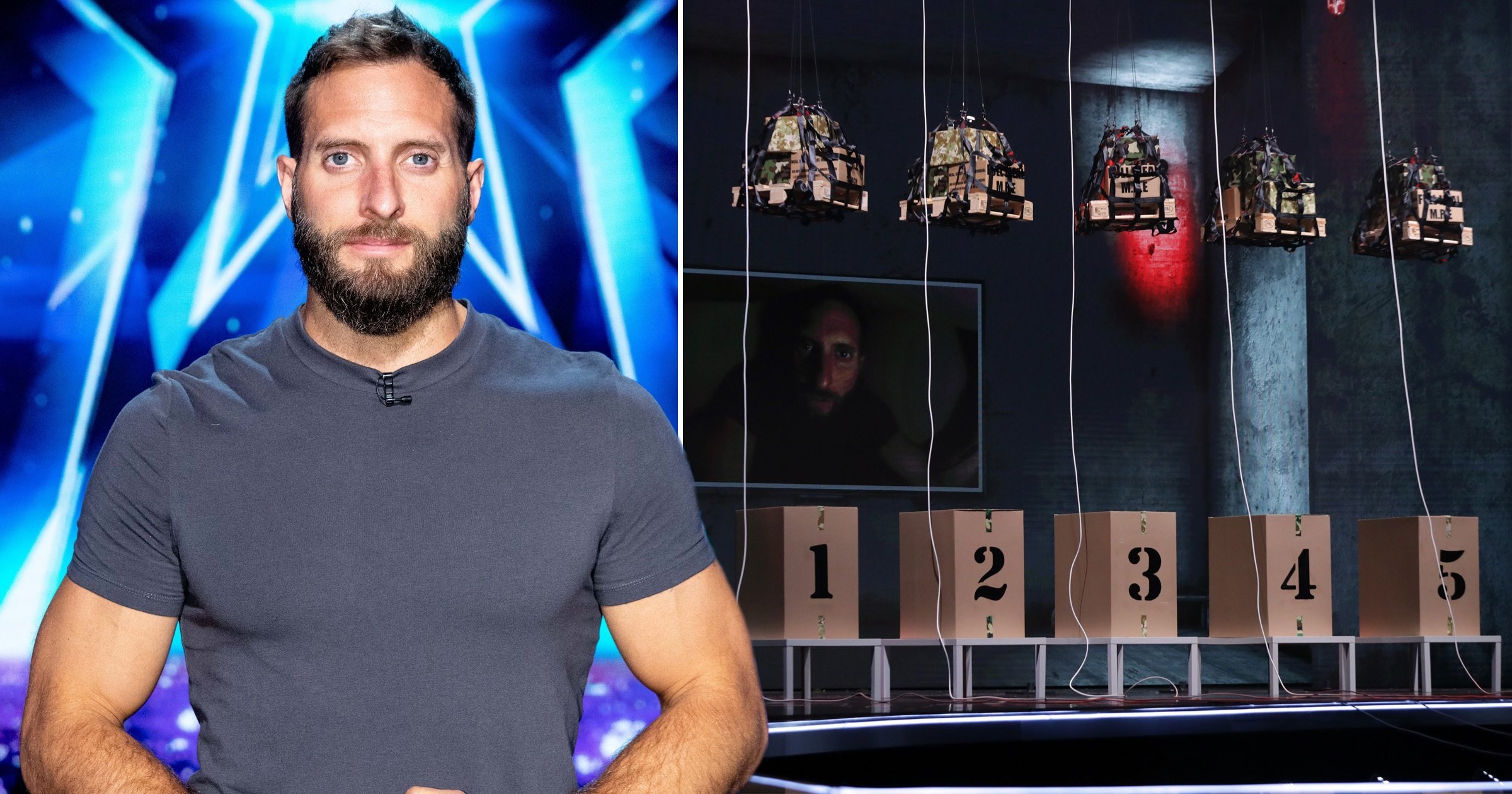 Britain’s Got Talent: Magic marine James Stott ‘risks life’ with escape trick involving boxes and one tonne weights
