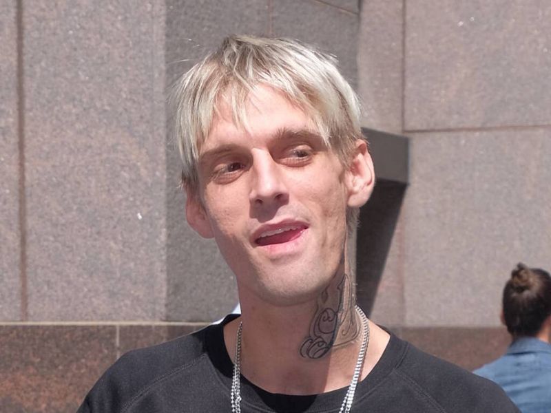 Aaron Carter showers, plays guitar naked during adult webcam show