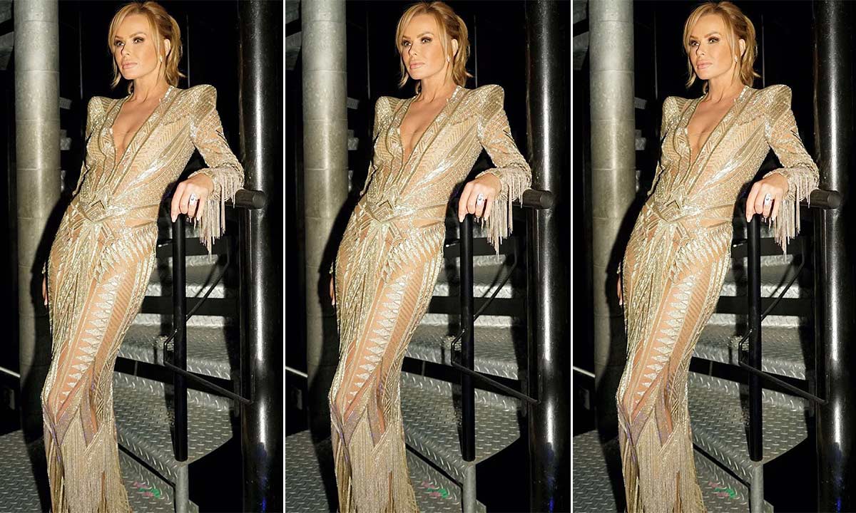 Love BGT's Amanda Holden's backless gold gown? We've found a bargain ASOS dupe