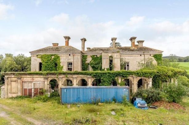 Inside spooky abandoned mansion with 10 acres of land for sale at just £400k