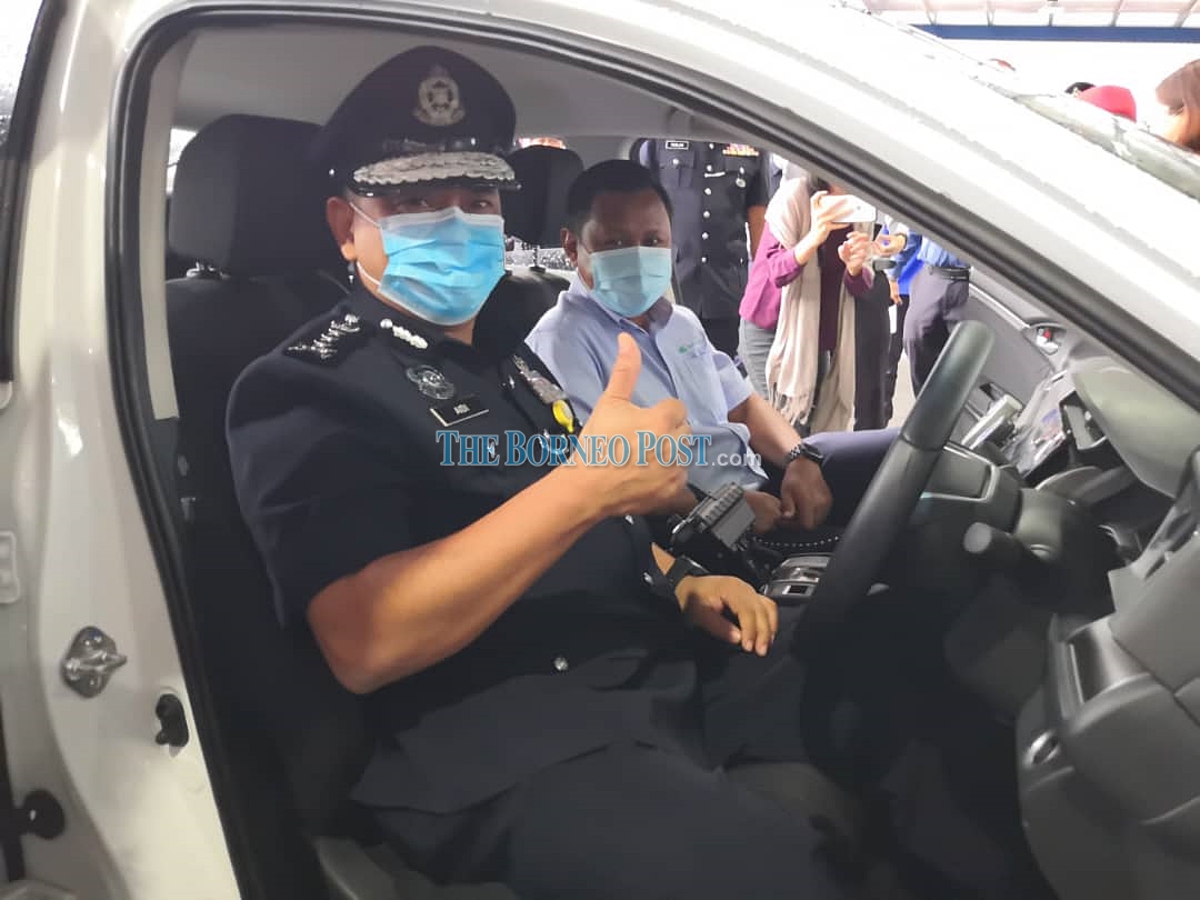 Honda Civic 1.8S police patrol units hit the streets in Kuching