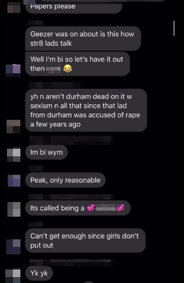 University fresher kicked out over chats about 'sex with poorest girl on campus'