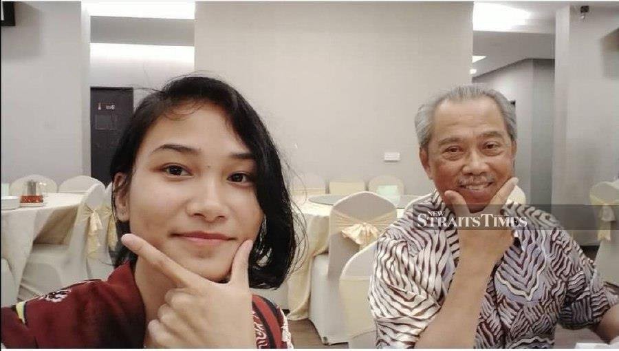Veveonah, parents dine with Muhyiddin