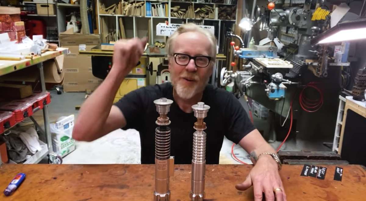 Adam Savage Shares His First-Ever Star Wars Lightsaber Replica