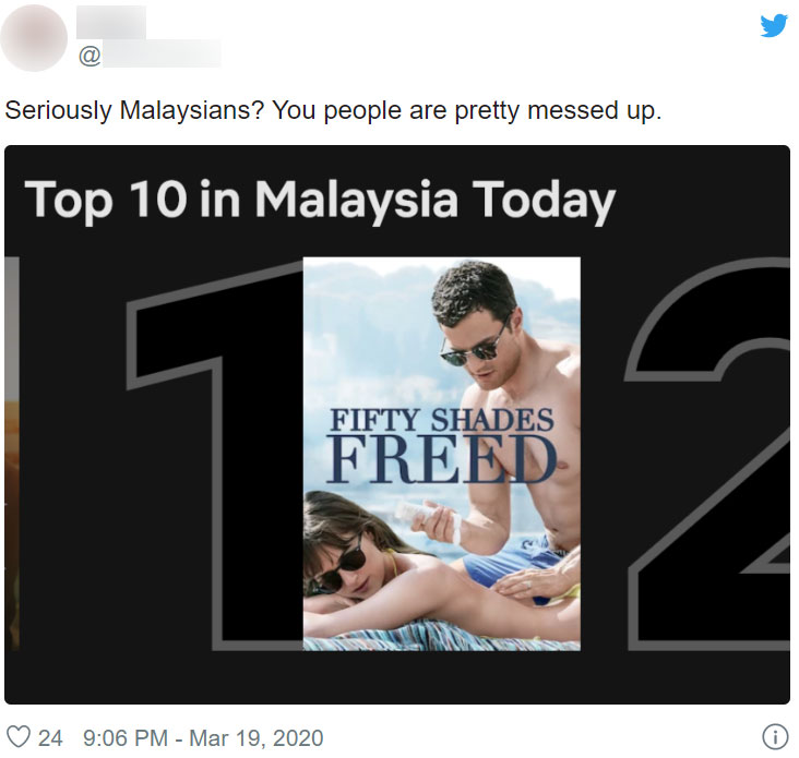'Fifty Shades Freed' Takes Top Spot On Netflix After Malaysians Go Into RMO