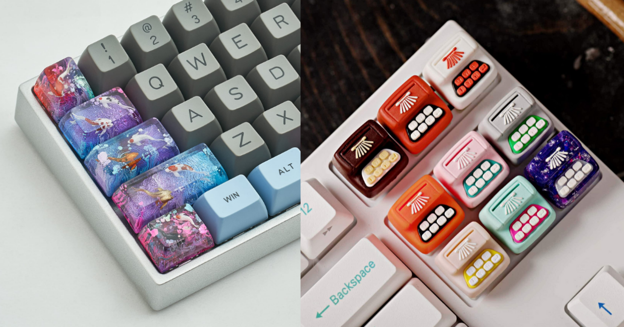 This M'sian Design Student Makes Cute Custom Keycaps That Will Make Your Keyboard Sparkle