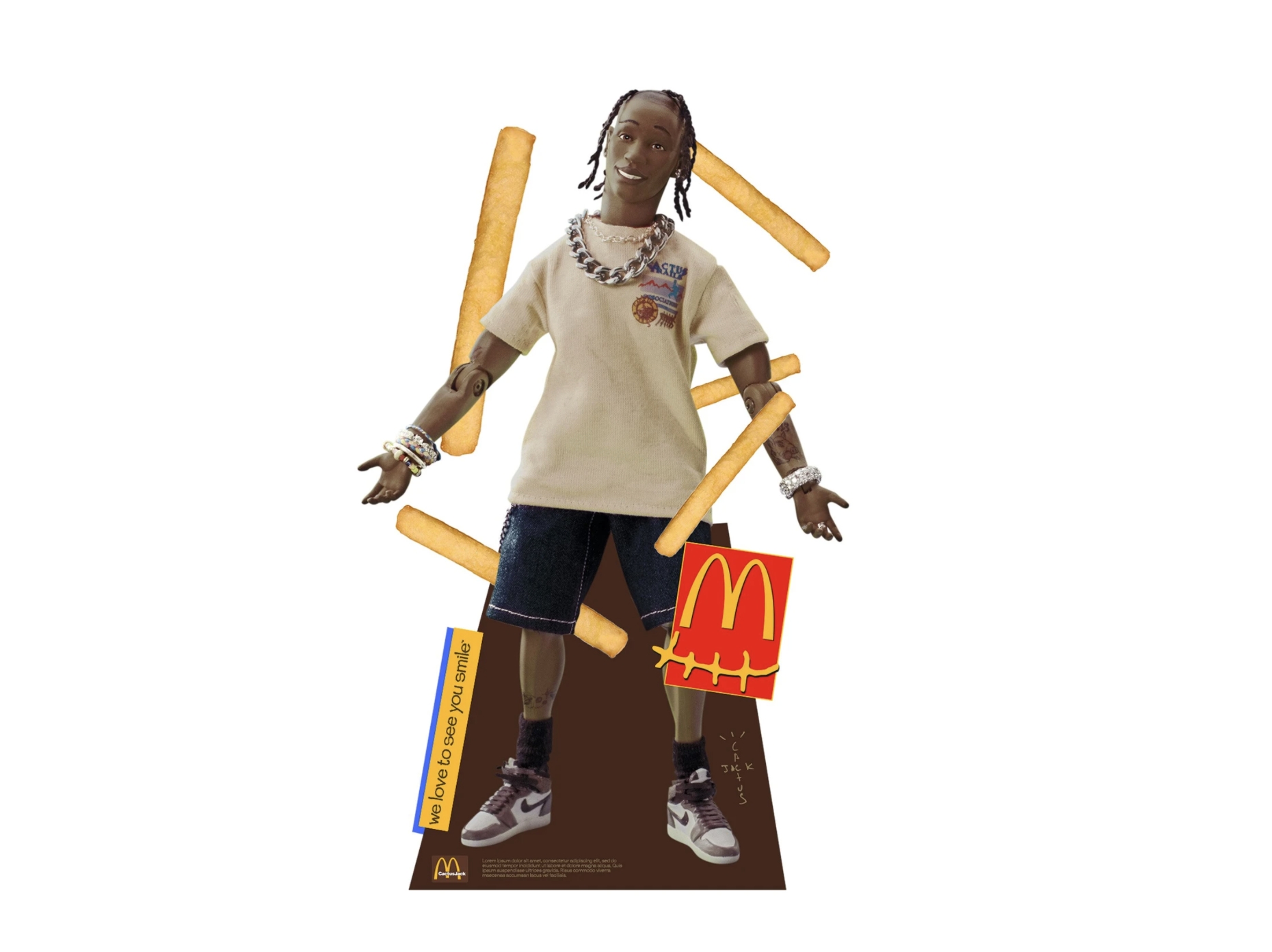 Cactus Jack Travis Scott Burger Meme - The Best Worst And Weirdest Pieces From Travis Scott S First Two Mcdonald S Drops Nestia