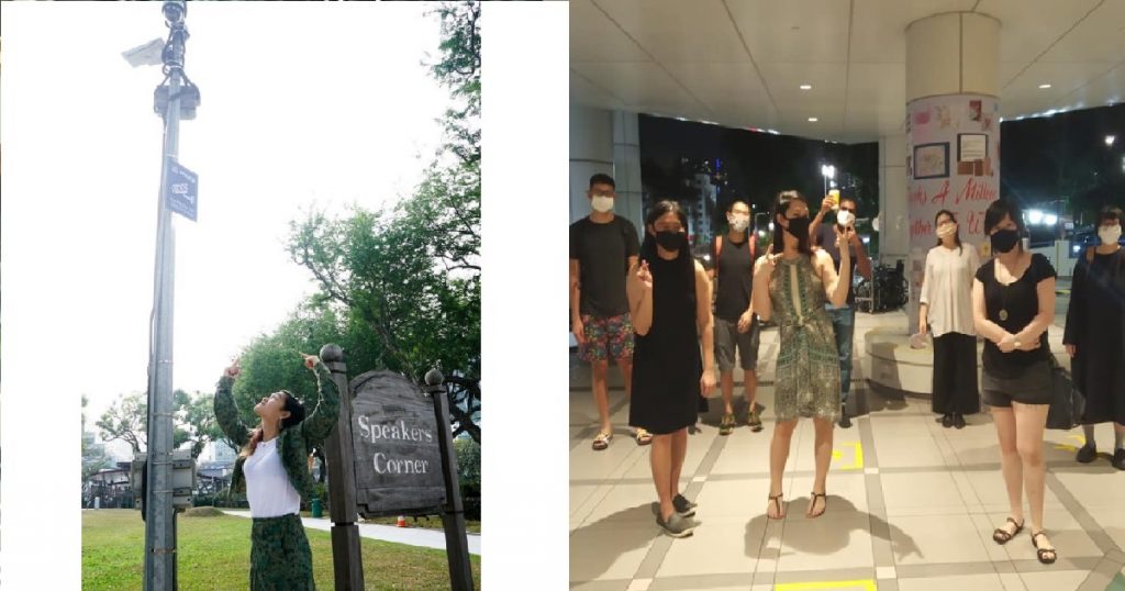 Hor hor! Woman under police investigation for... pointing the middle finger!