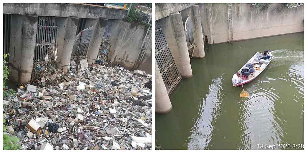 Malaysian actress Maya Karin highlights river overflowing with trash, JPS reminds public to keep rivers clean