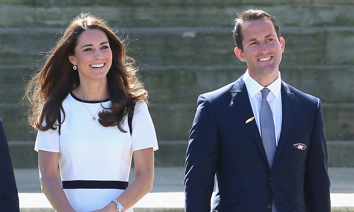 Kate Middleton catches up with Sir Ben Ainslie following return to London