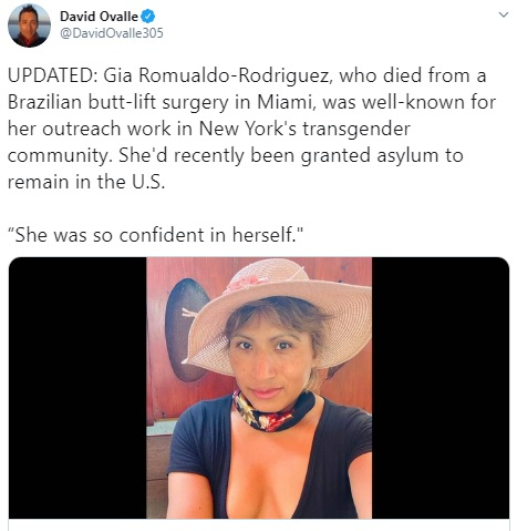 Brazilian Butt Lift Surgery Turns Fatal for 46-Year-Old New Yorker in Miami