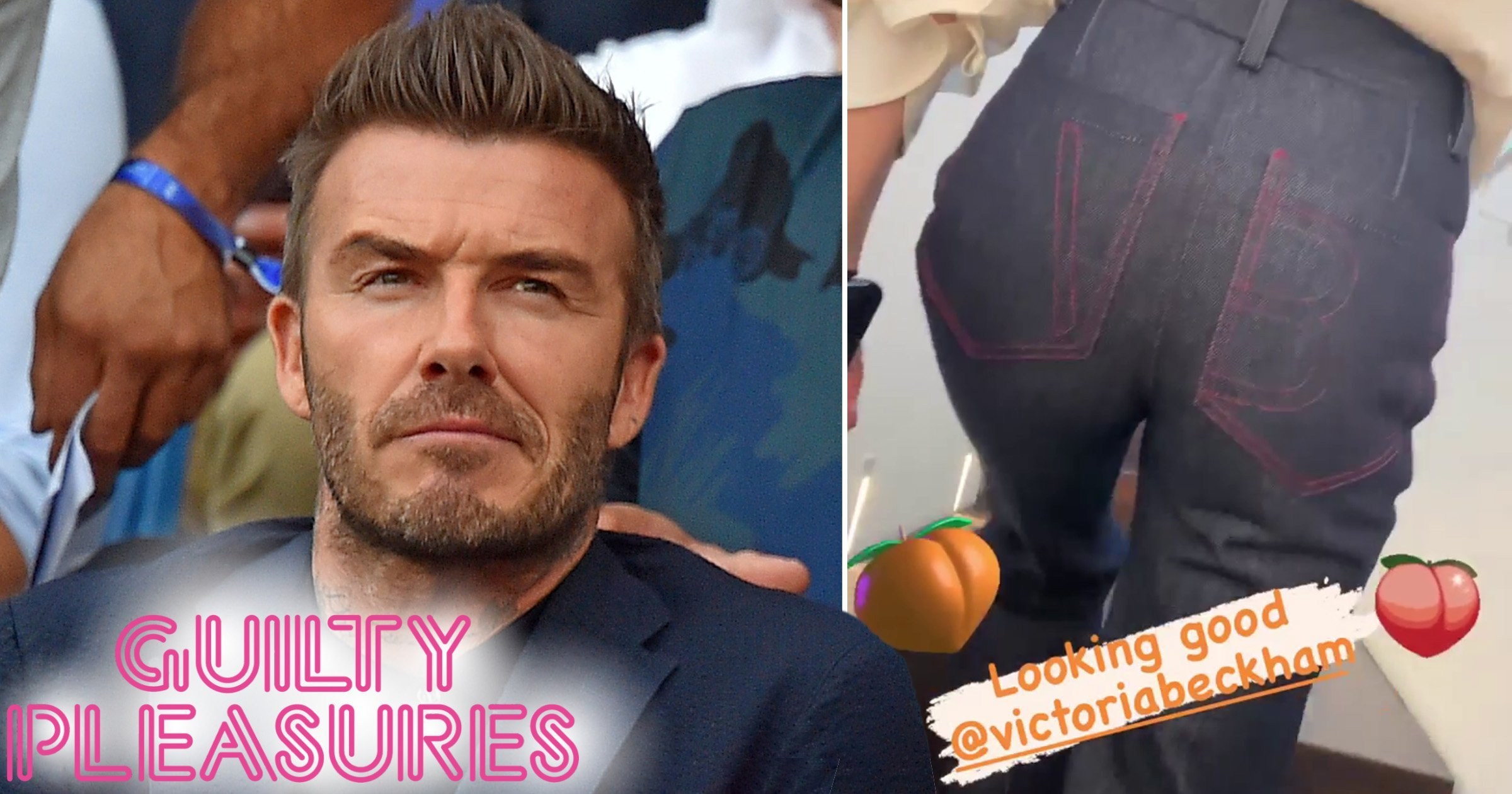 David Beckham drools over wife Victoria’s ‘peachy’ bum