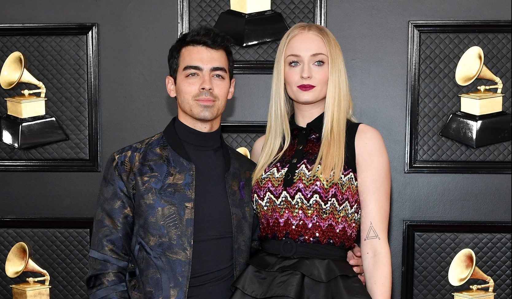 New parents Sophie Turner and Joe Jonas muck around with face masks in sweet throwback photo