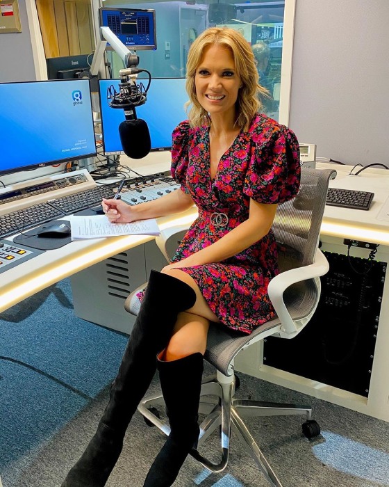 Charlotte Hawkins' daring thigh-high boots have got everybody talking