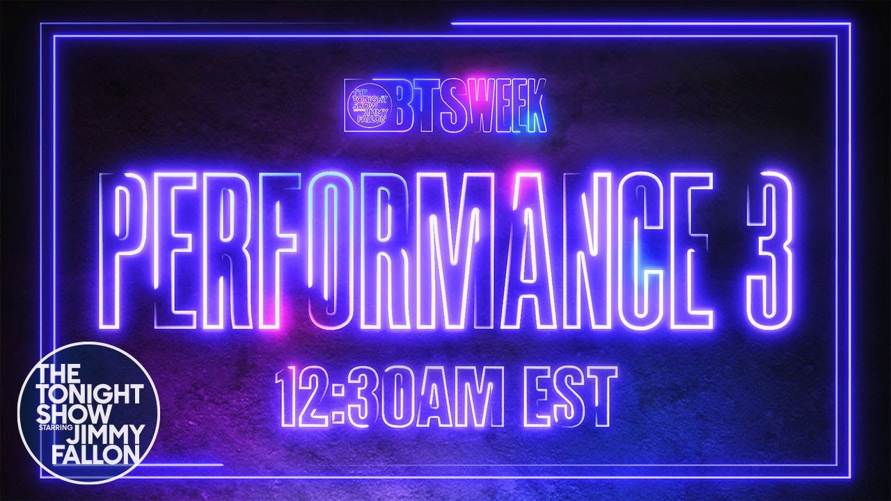 #BTSWEEK PERFORMANCE 3 | The Tonight Show Starring Jimmy Fallon