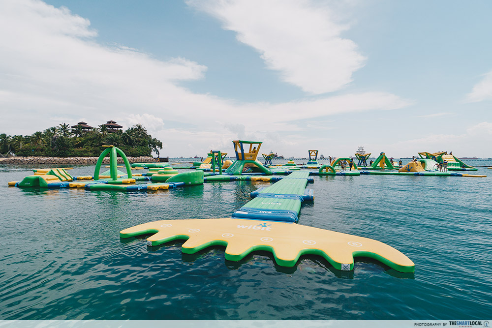 HydroDash – A First Look At Singapore’s First Inflatable Water Park At Sentosa