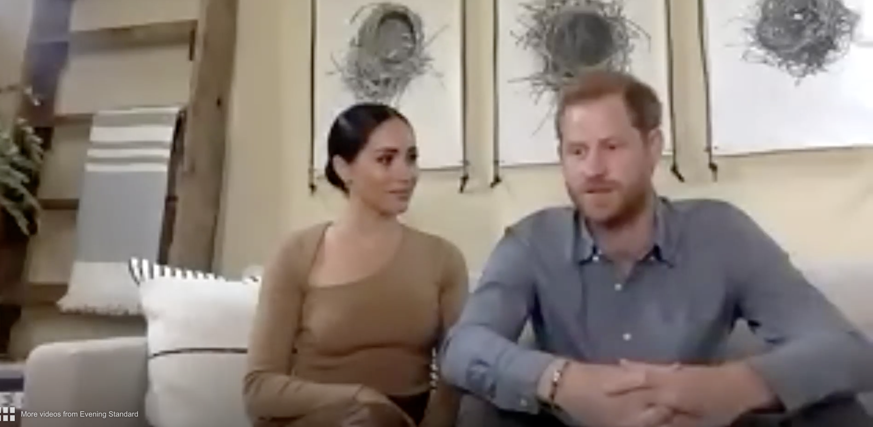 Meghan Markle’s Victor Glemaud Top and Leather Pants Make Her Boldest Zoom Look Yet