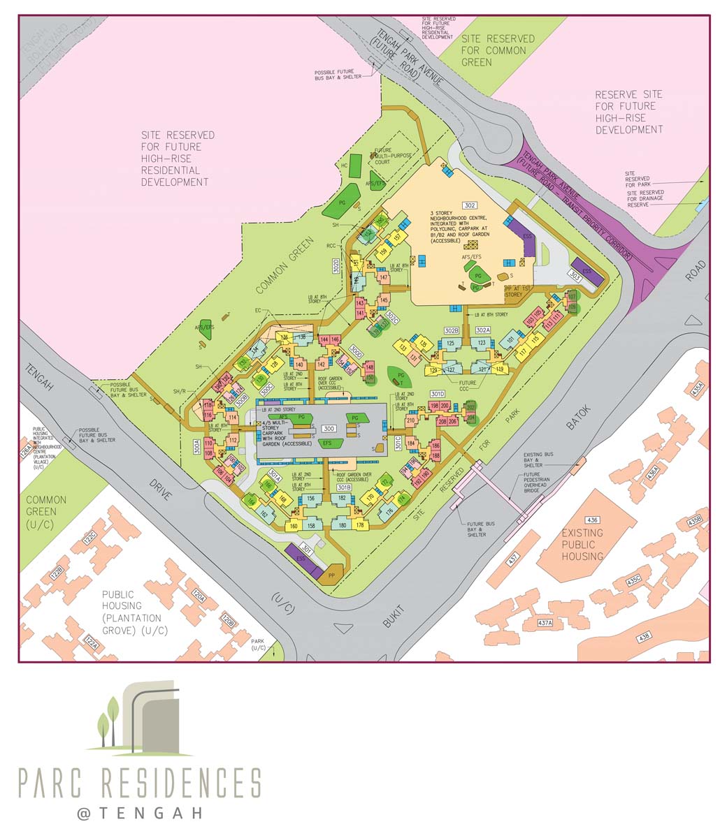 Unit analysis for Parc Residences @ Tengah (August 2020 BTO)