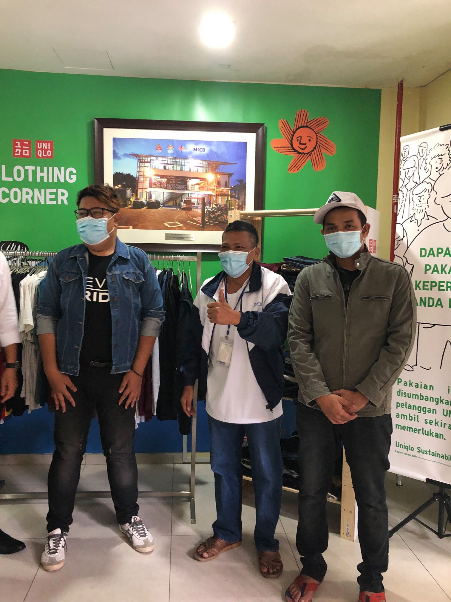 UNIQLO Sets Up Clothing Corner For Homeless In KL To Get Proper Attire